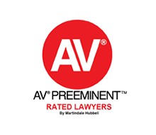 AV Preeminent Rated Lawyers | By Martindale Hubbell
